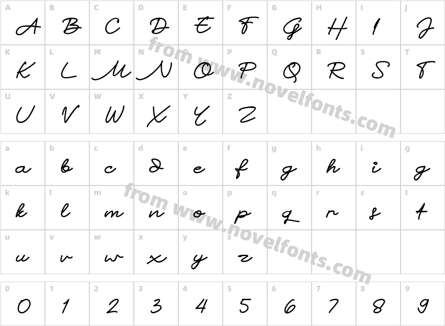 Alternative LineCharacter Map