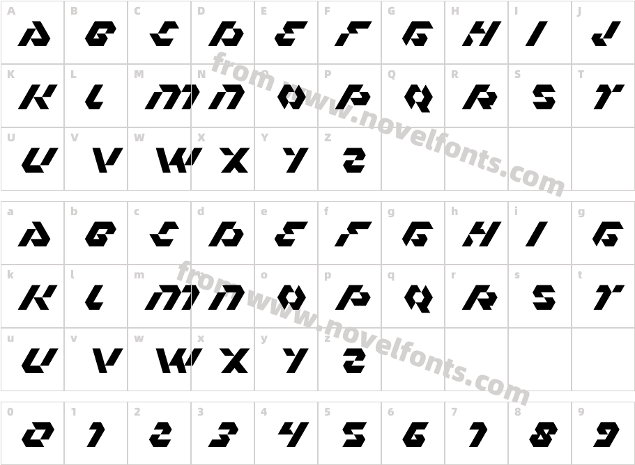 Altos-w1jWZCharacter Map