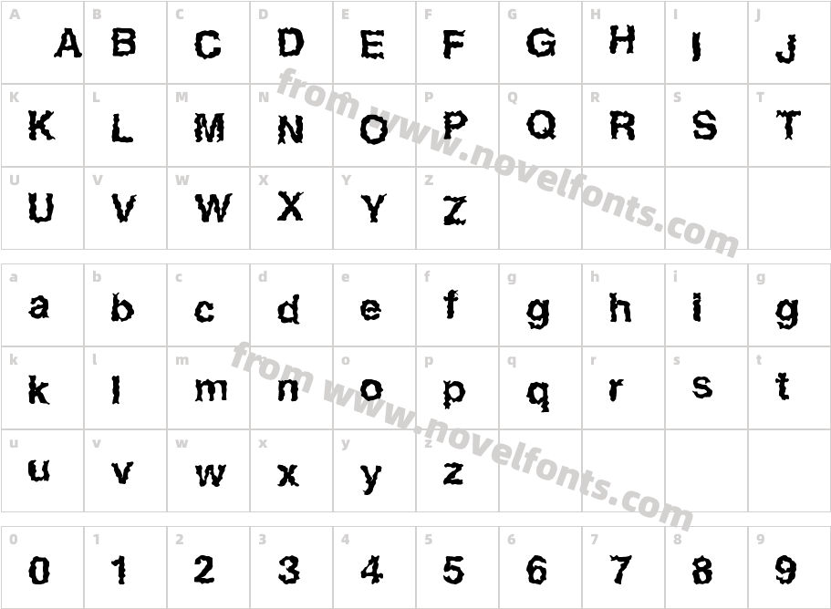 EasyHorrorCharacter Map