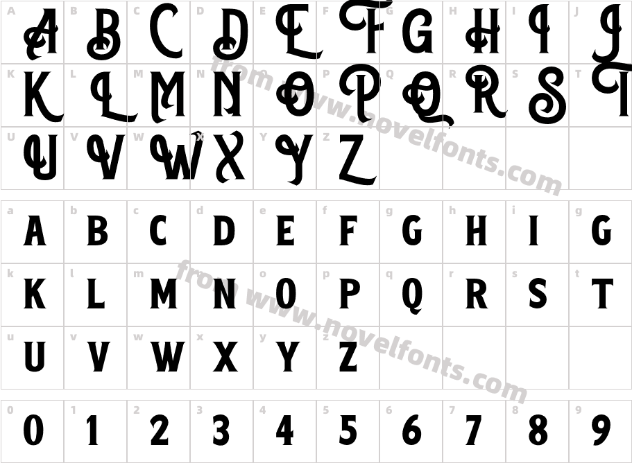 Amontesa-nRO7RCharacter Map