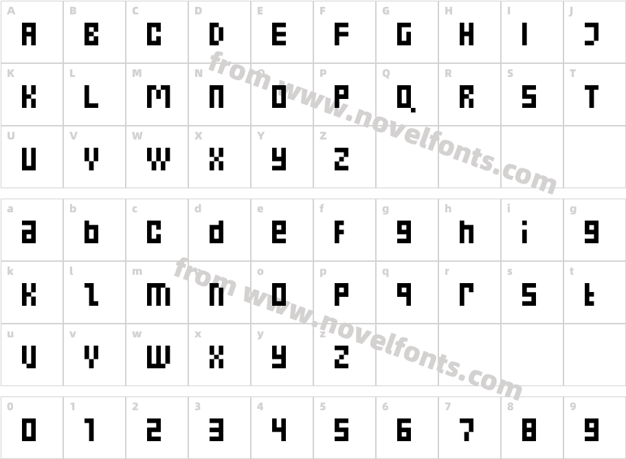 Eboy-REGAlphaCharacter Map