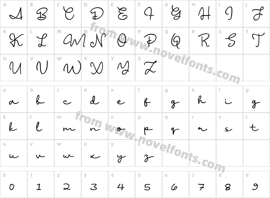 AmudaCharacter Map