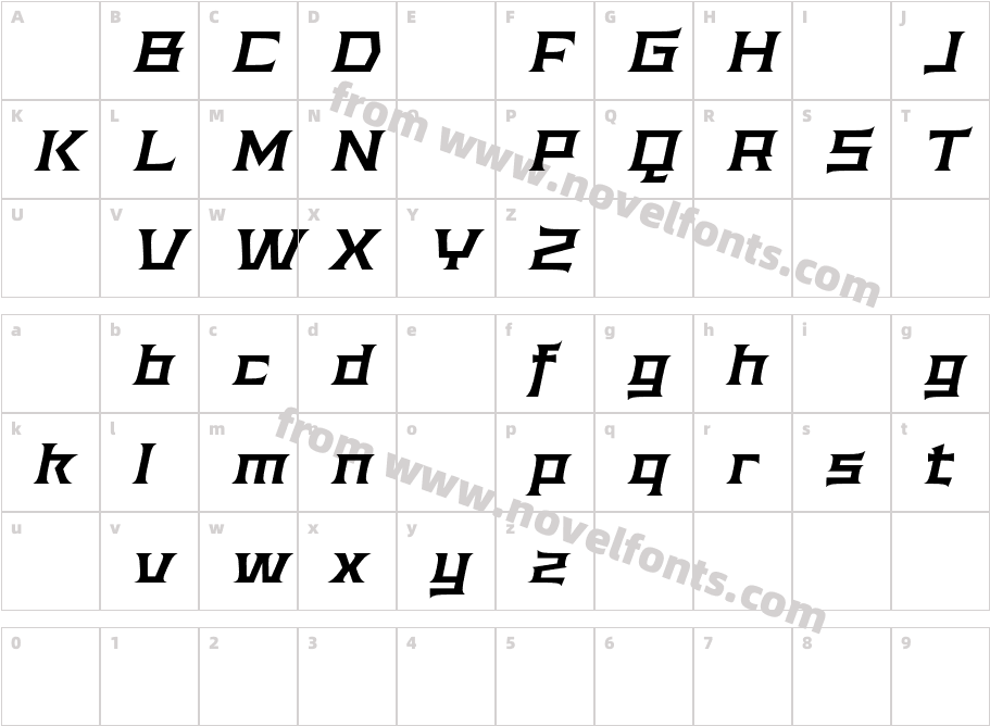 AnachakDemoMediumItalic-0WJeXCharacter Map