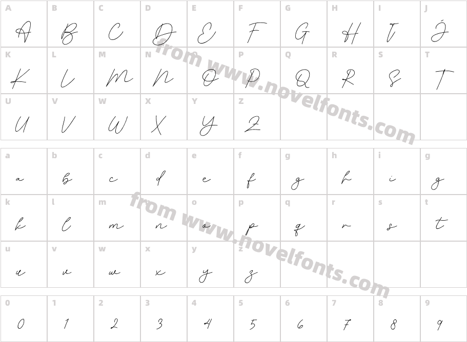 AnastaciaRegularCharacter Map