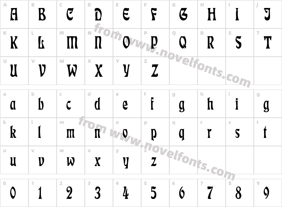 Eckmann CnCharacter Map