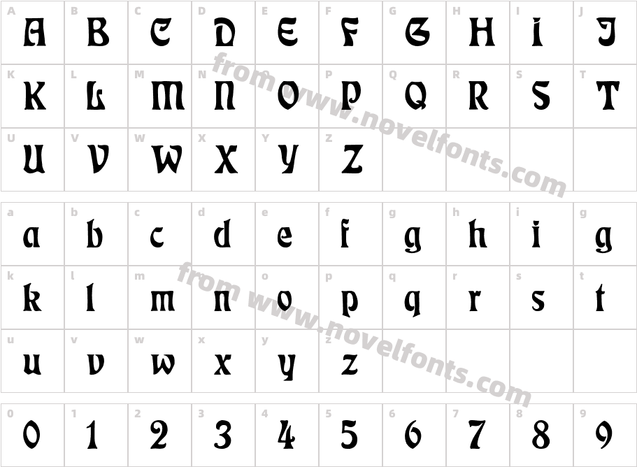 EckmannCharacter Map