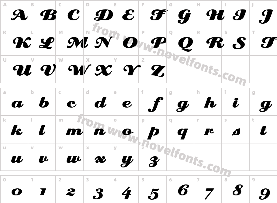 Eclat ICG AltCharacter Map