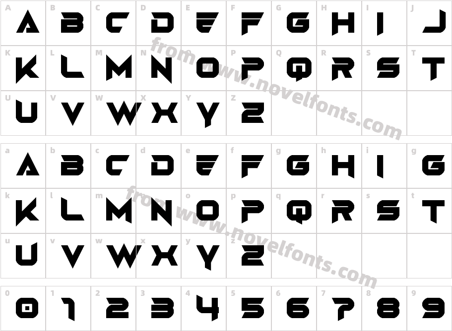 Angas UltraCharacter Map