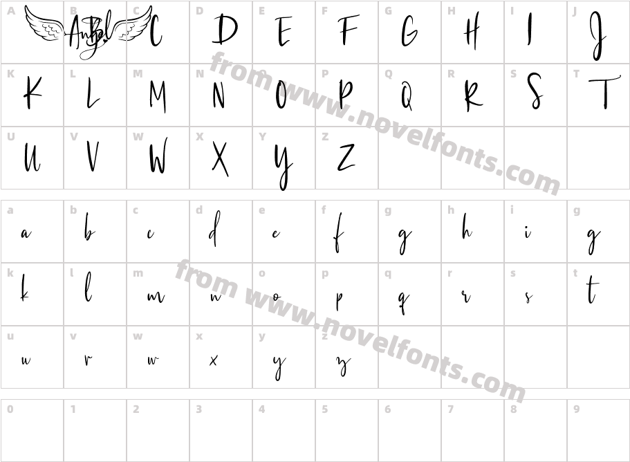 Angel demo RegularCharacter Map