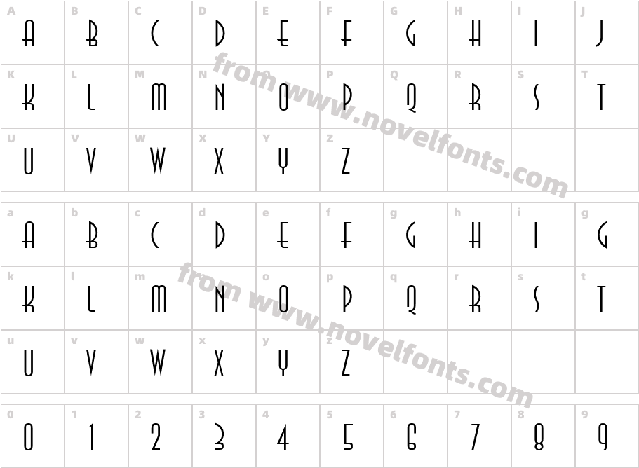 AnnaLightCTTCharacter Map