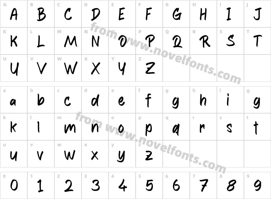 Anthony WriteCharacter Map