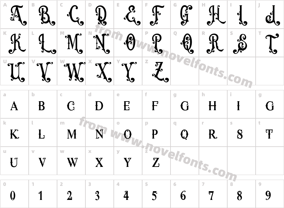 Antique Hunter DemoCharacter Map