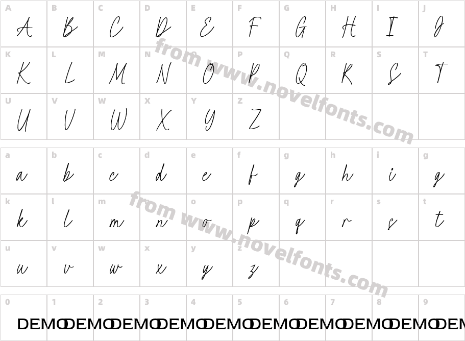 AplentyCharacter Map