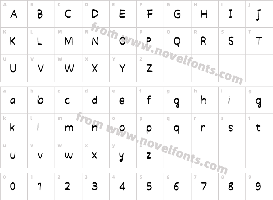 Apple PieCharacter Map