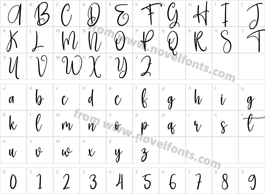 ArabesqueRegularCharacter Map