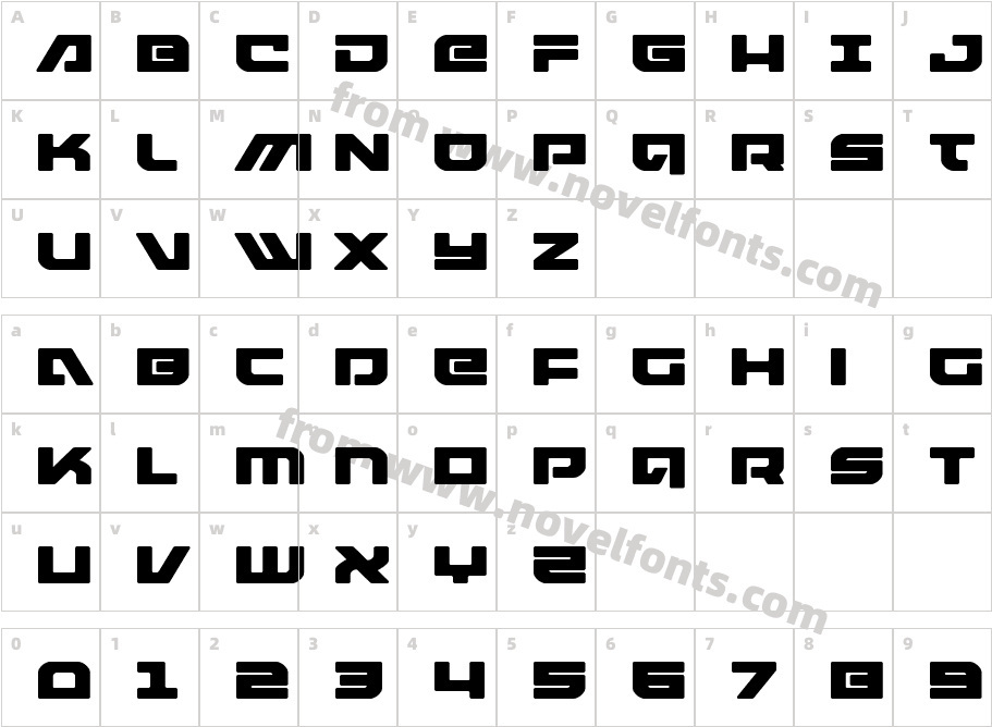 ArmedLightningExpandedCharacter Map