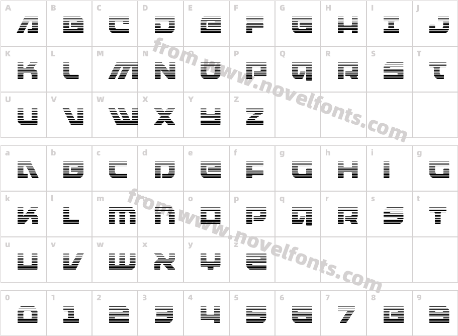 ArmedLightningGradientCharacter Map