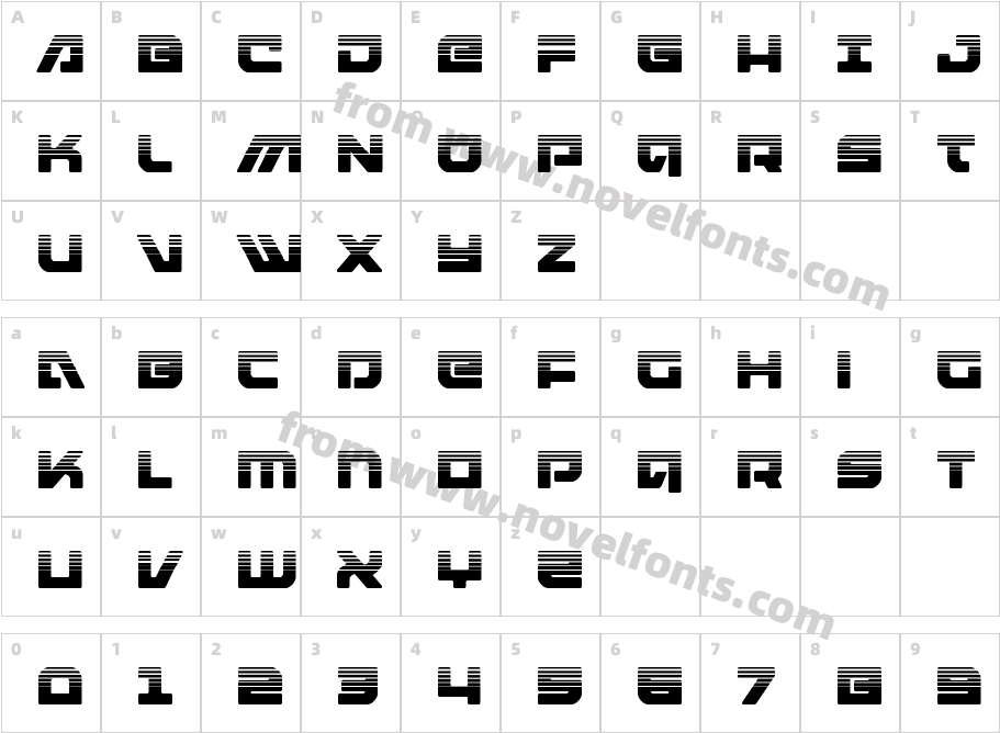 ArmedLightningHalftoneCharacter Map