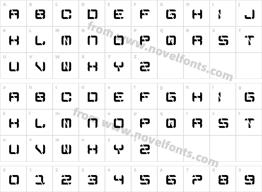 Edge Cutting RegularCharacter Map