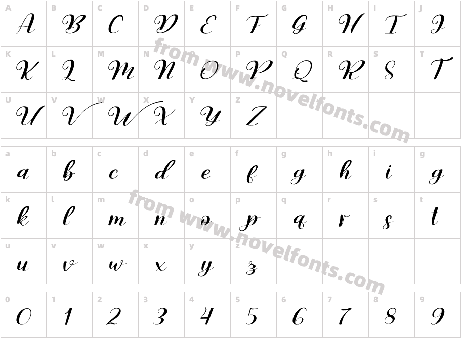 Ashley RosaCharacter Map