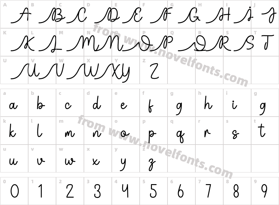 AsteticaRegularCharacter Map