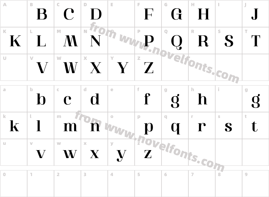 Athachantr DEMO SemiBoldCharacter Map