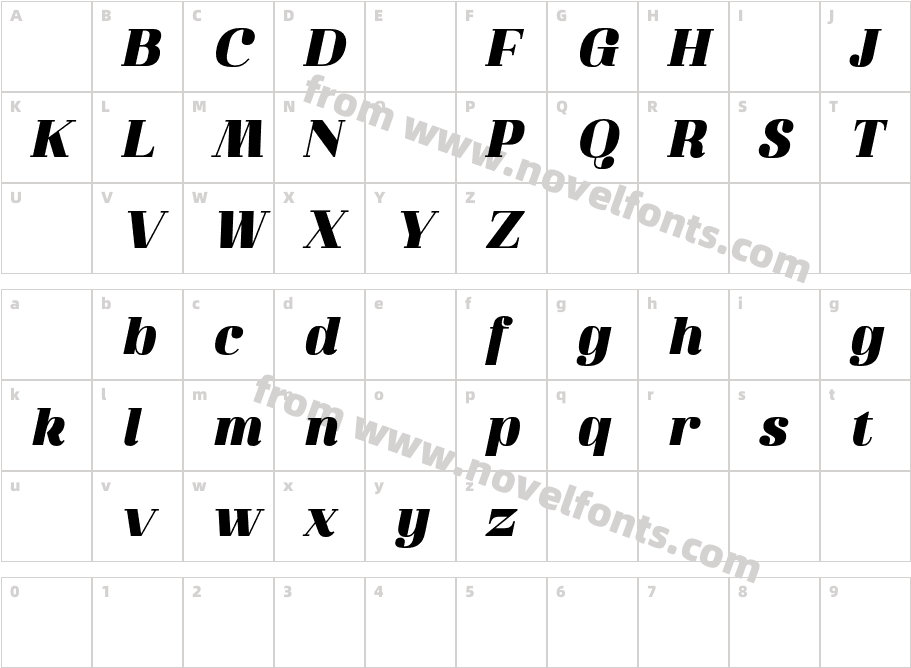 AthachantrDemoBlackItalic-MV4PJCharacter Map