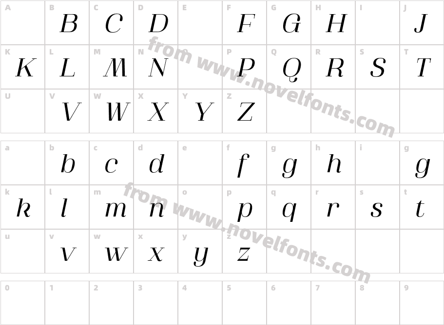 AthachantrDemoItalic-MV4PvCharacter Map