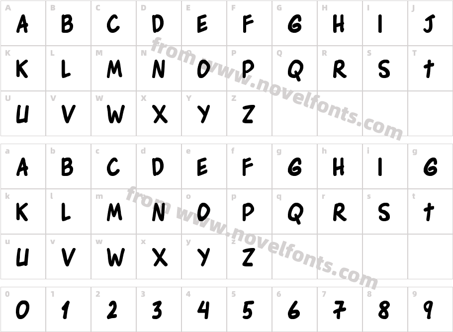 Edson_Comics_Bold BoldCharacter Map