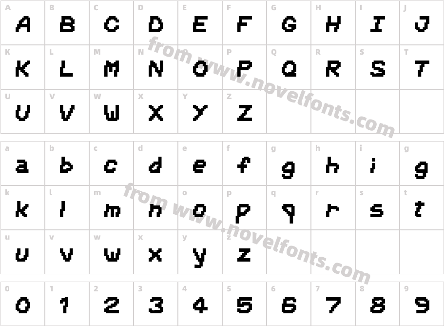 Awfully DigitalCharacter Map