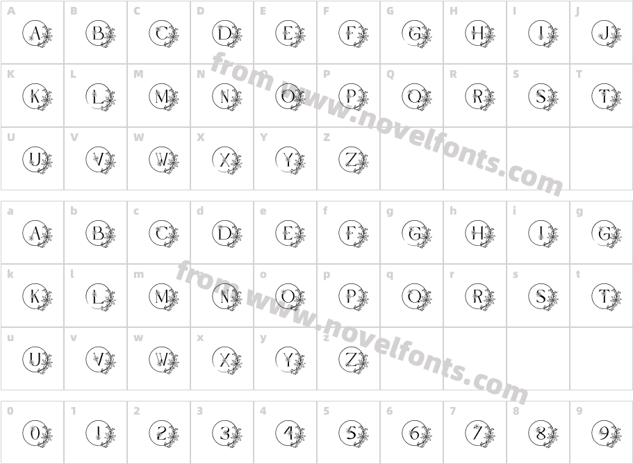 BANSEECharacter Map