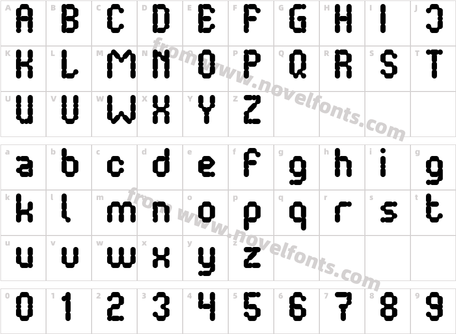 BATTERYCharacter Map