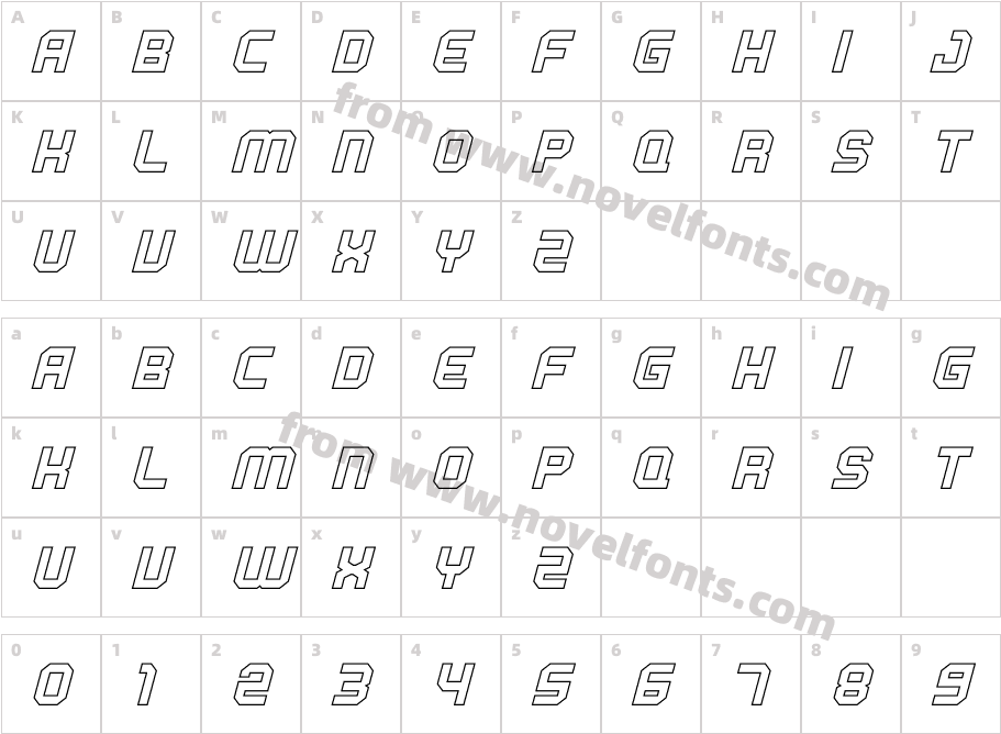 BEAT TECH LineCharacter Map