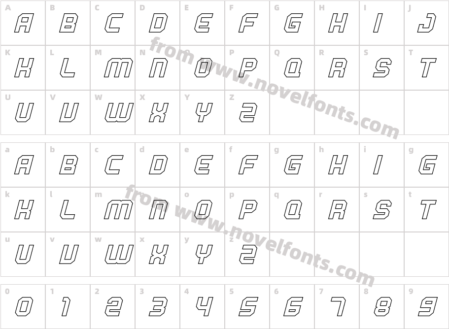 BEAT TECH LineCharacter Map