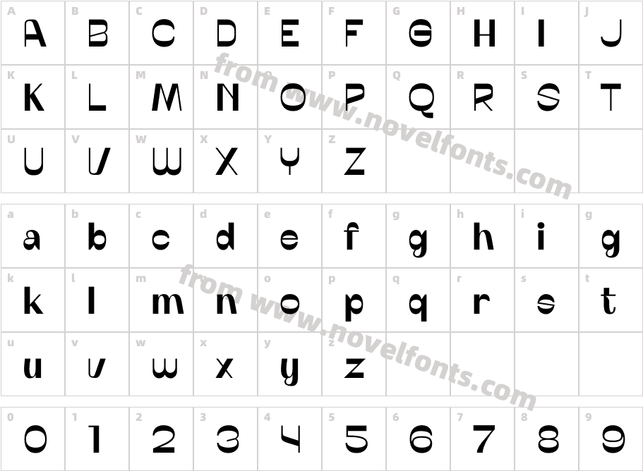 BENATHIOCharacter Map