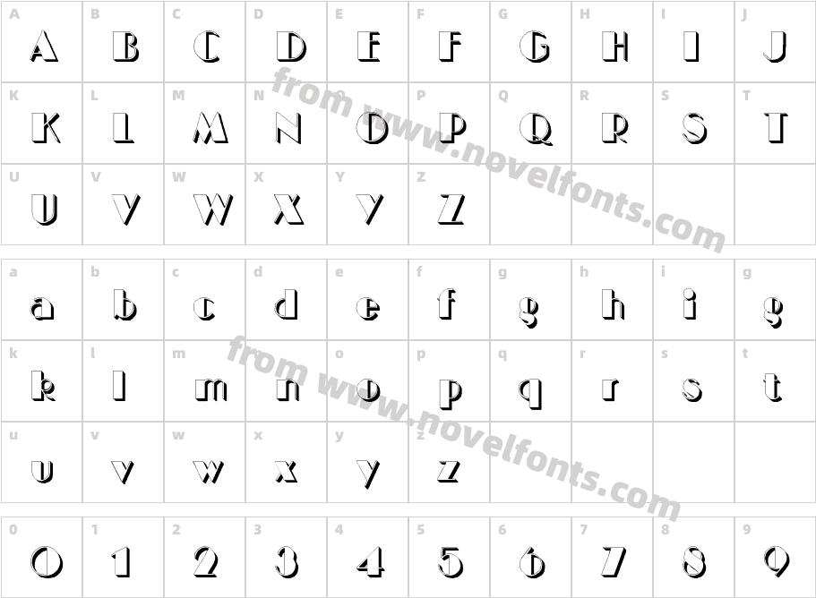 BIGCSHAD-NormalCharacter Map