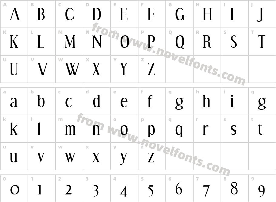 EffloresceCharacter Map