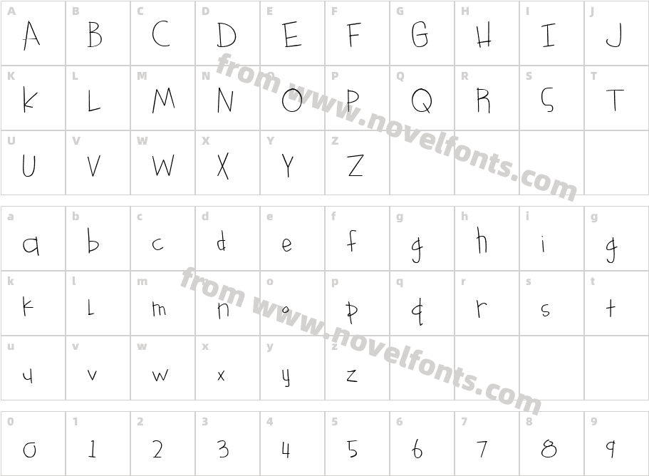 BMDSomethingBlueCharacter Map