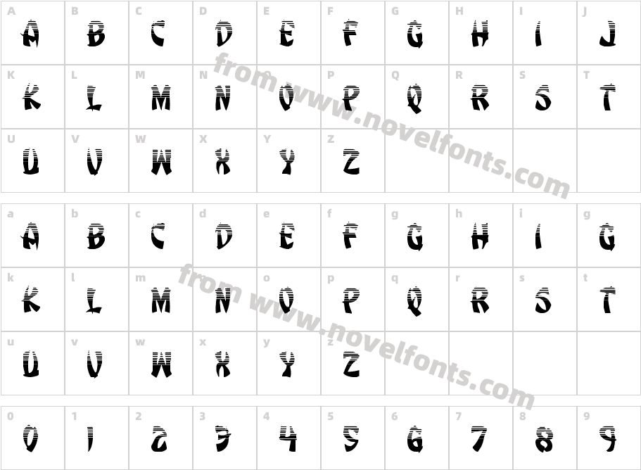 Egg Roll HalftoneCharacter Map