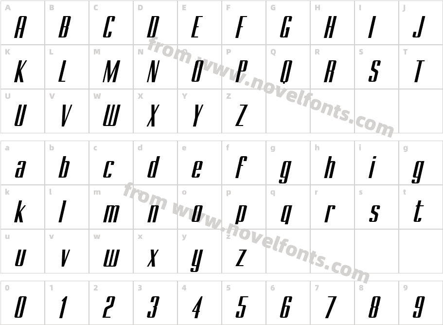 BRANCHECharacter Map