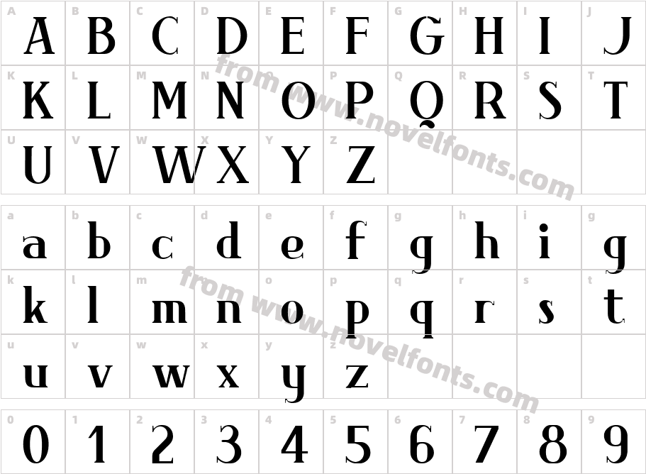 BRIML___Character Map