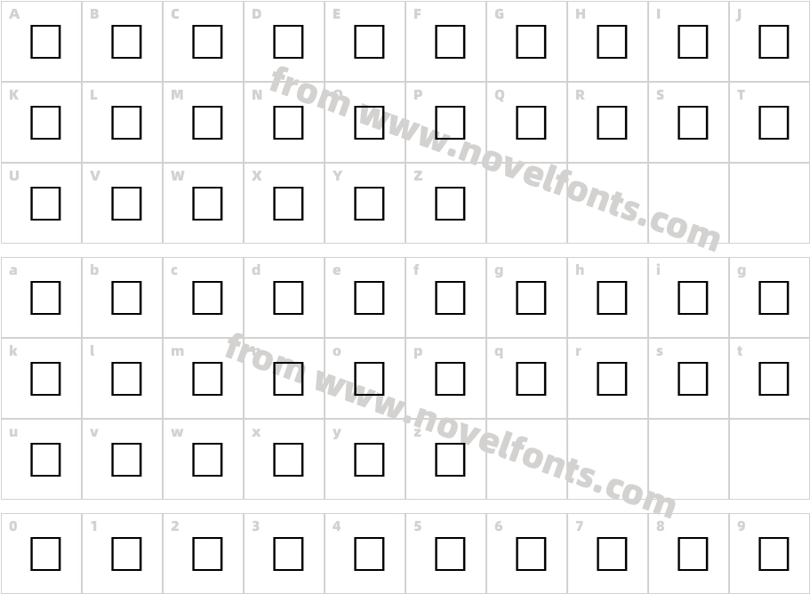 BURNCharacter Map