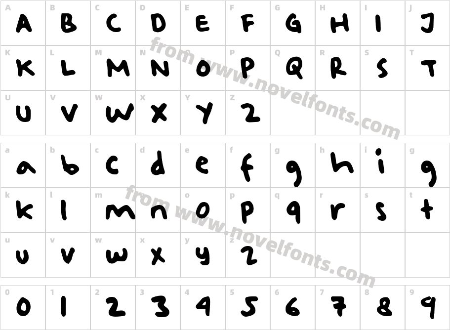 Baby Blooming (Demo)Character Map