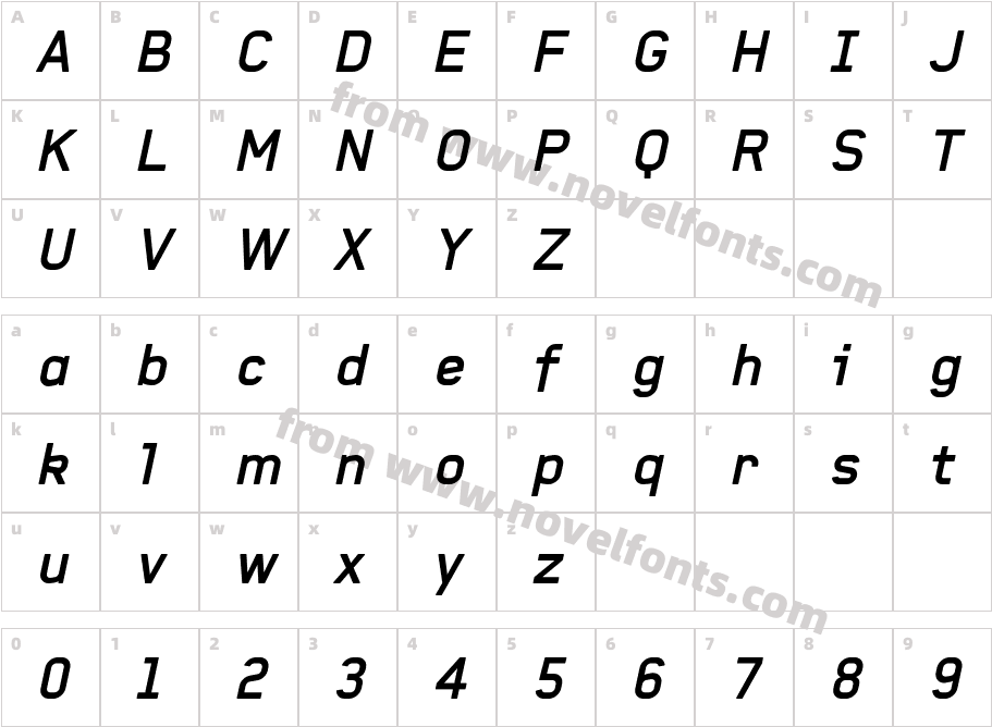 BaksheeshBoldItalicCharacter Map