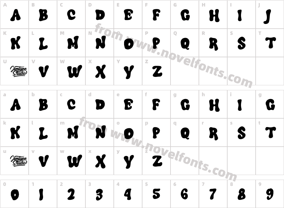 BambiRetro-WyjGGCharacter Map