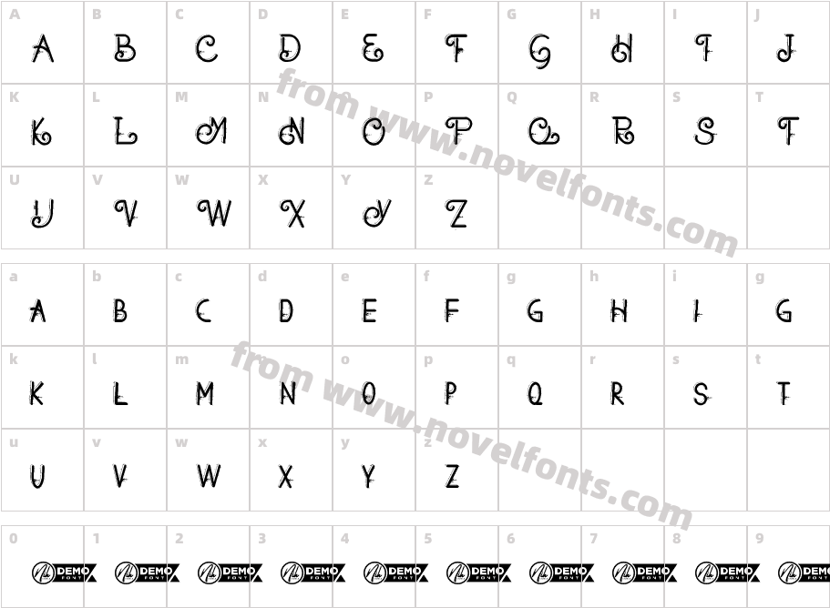 Barheto DemoCharacter Map