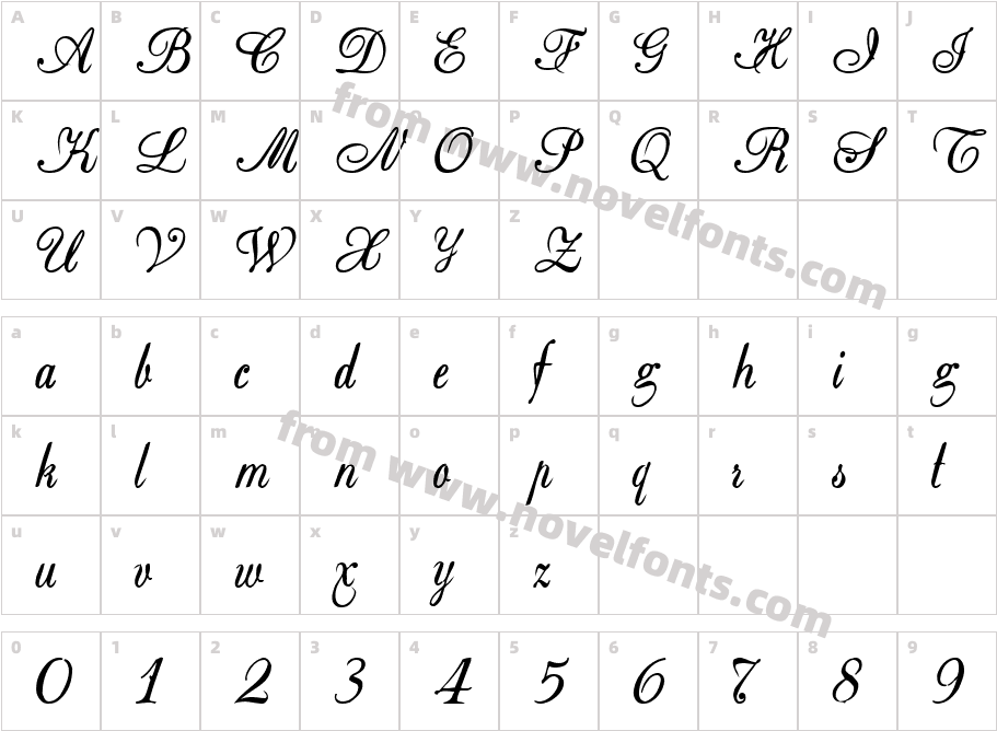 BasicClassA156a-SPBoldCharacter Map