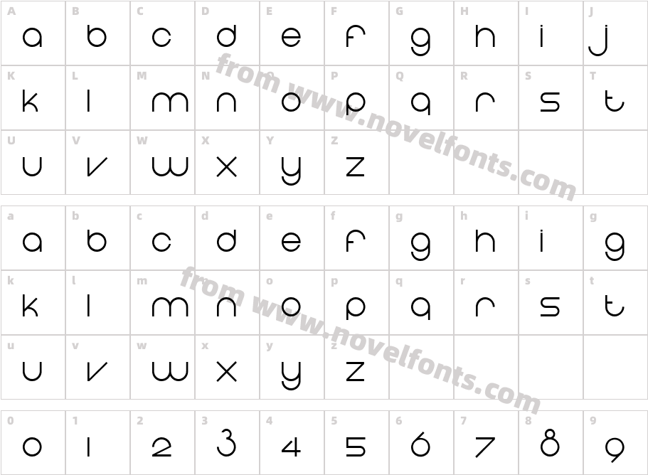 Eight OneCharacter Map