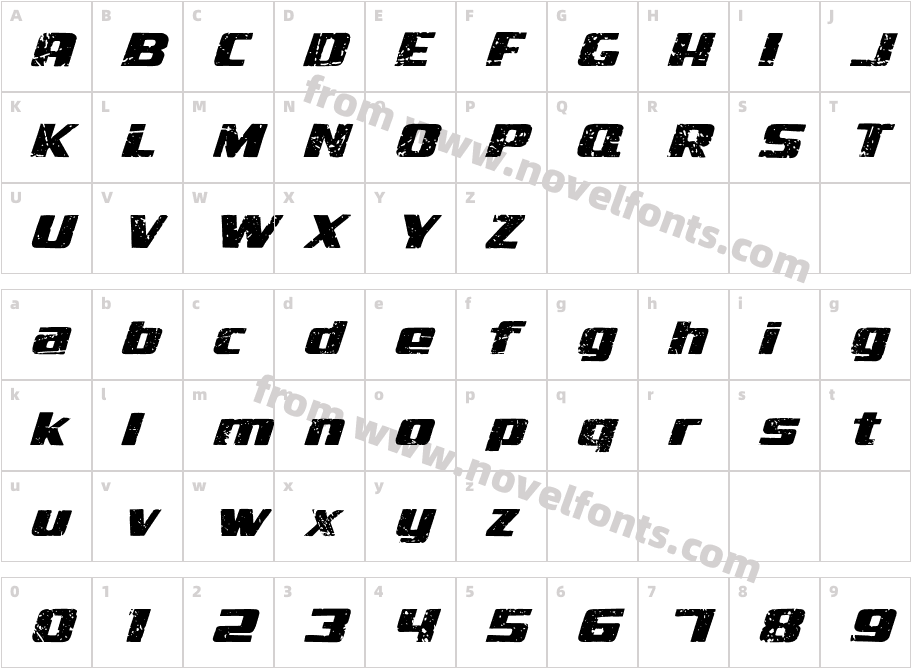 BaygoCharacter Map