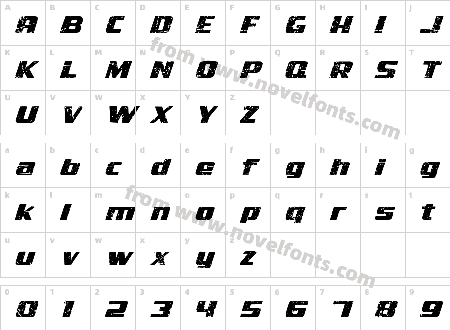 BaygoCharacter Map